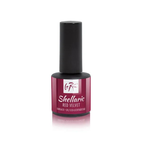 Shellaric UV-curing gel polish colour Red Velvet